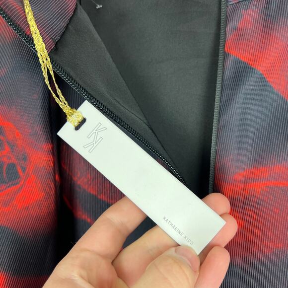 Katherine Kidd Atlanta Rose Print Knee Length Pencil Skirt Career Size 10 New - Picture 8 of 9